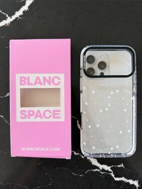 iPhone 17 Pro Max Clear Star iPhone Case - White Stars